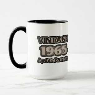 Taza Vintage 1965 - Edad A La Perfección