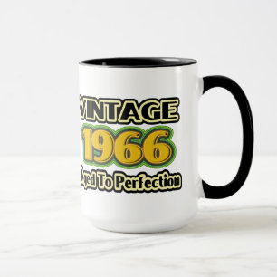 Taza Vintage 1966 - Edad A La Perfección