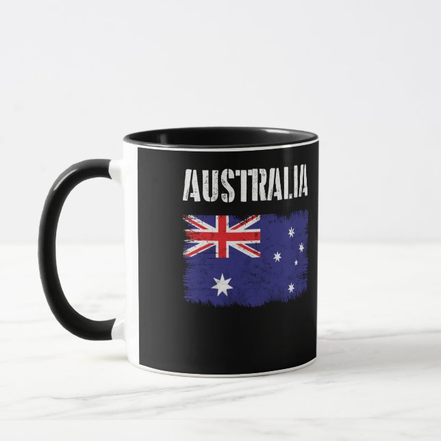 Taza Vintage Australia Flag Pride (Izquierda)