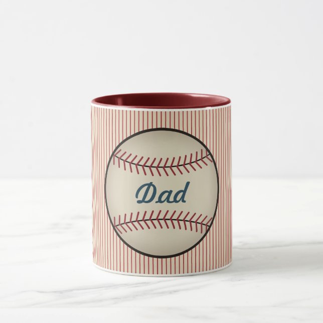 Taza Vintage Baseball Dad Mug (Centro)