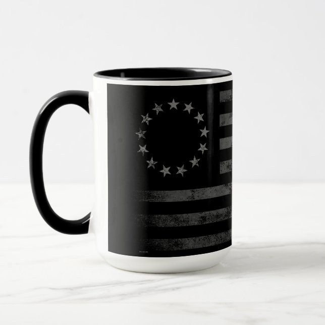 Taza Vintage Betsy Ross Bandera Americana (Izquierda)