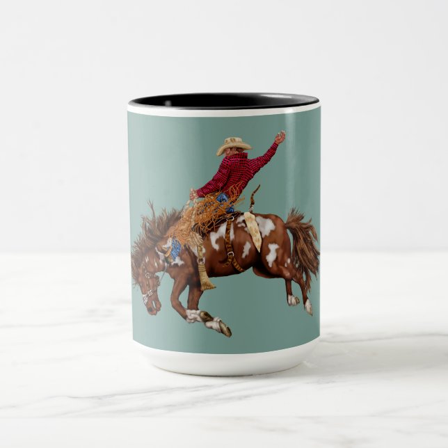 Taza Vintage bronco rider (Centro)