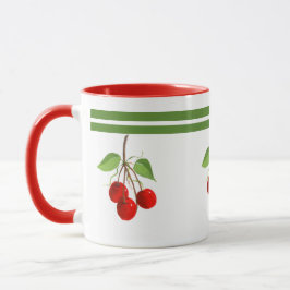 Taza Vintage Cherries Mug