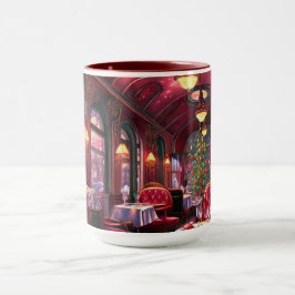 Taza Vintage Christmas Express Gift para los amantes de