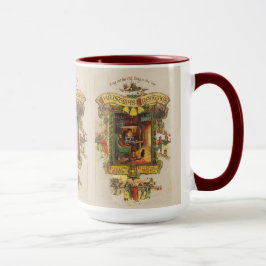 Taza Vintage Christmas Greeting
