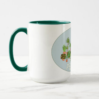 Taza Vintage Colorous Personalizado Planta Mamá Y House