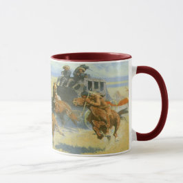 Taza Vintage Cowboy, dueña del líder nocturno, Remingto