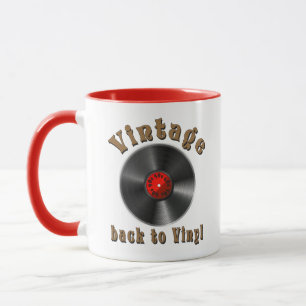 Taza Vintage - De vuelta a Vinyl, el registro vuelve