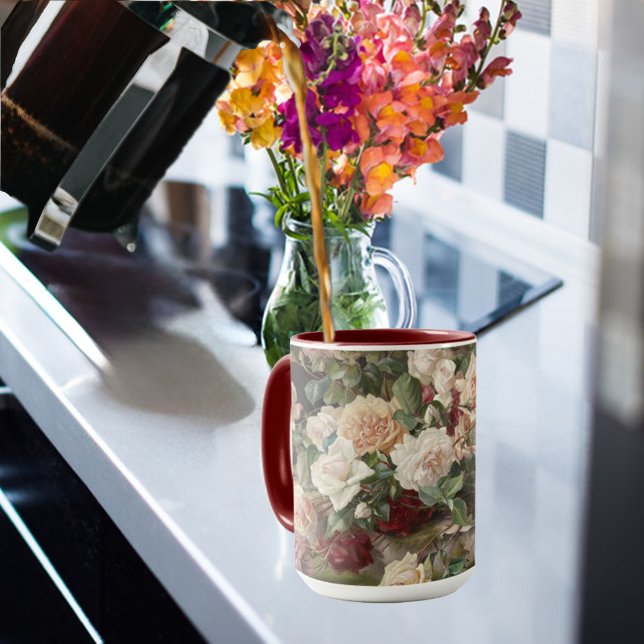 Taza Vintage E. Hariel Rosa Still Life (Subido por el creador)