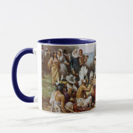 Taza Vintage El Primer Día De Acción De Gracias 1621 Je