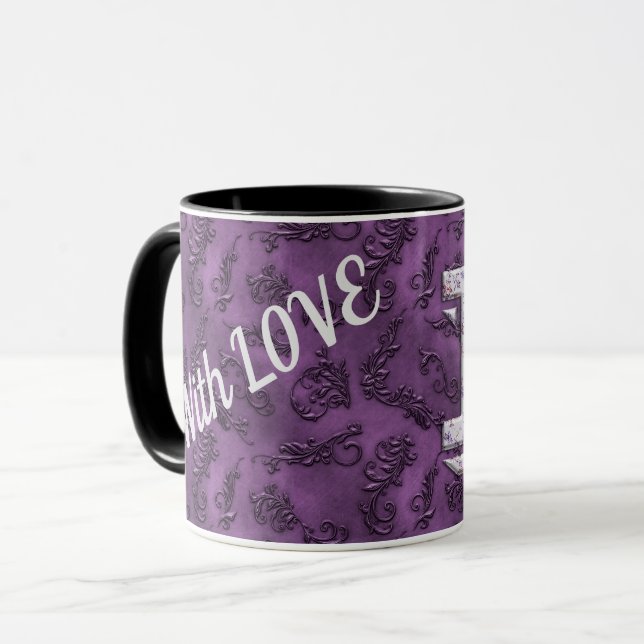 Taza Vintage F moderno (Anverso izquierdo)