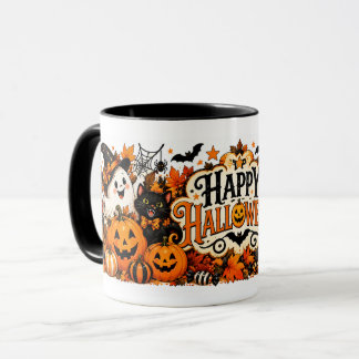 Taza Vintage Feliz Halloween