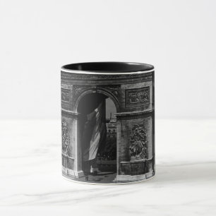 Taza Vintage France Paris Triumphal arch Place Etoile