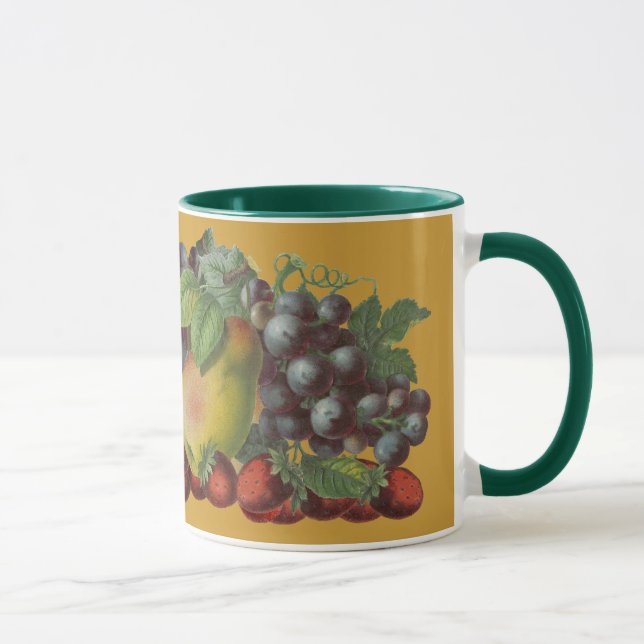 Taza Vintage Fruit Art Coffee Mug (Derecha)
