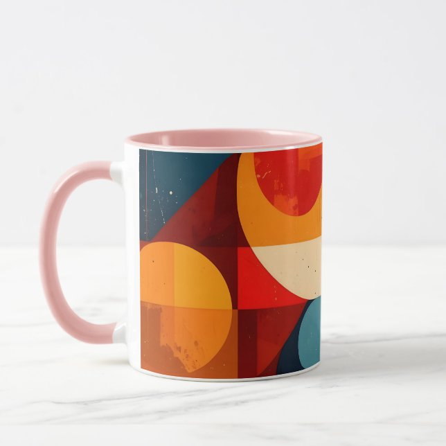 Taza Vintage Geometric Symphony (Izquierda)