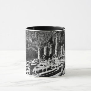 Taza Vintage Grecia Delphi Tesoro Ateniense