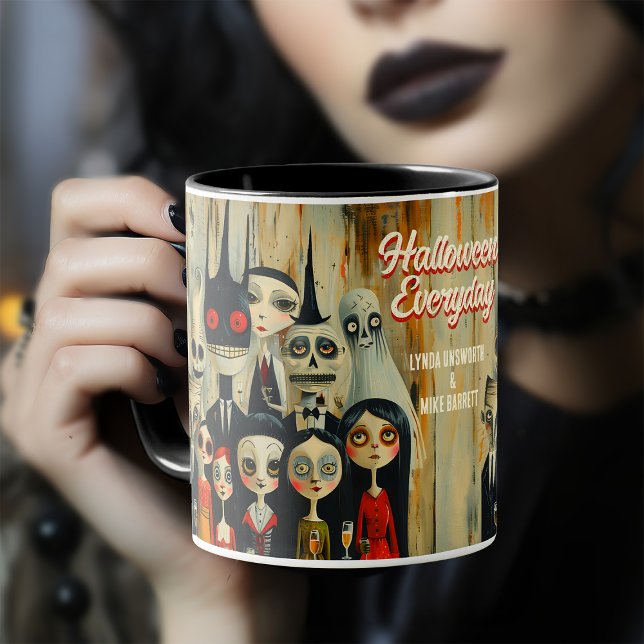 Taza Vintage Halloween Everyday SpookTime Halloween (Subido por el creador)