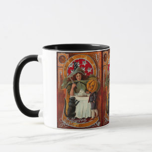 Taza Vintage Halloween Wasting Spell con varita