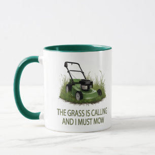 Taza Vintage la hierba llama y debo ser gracioso