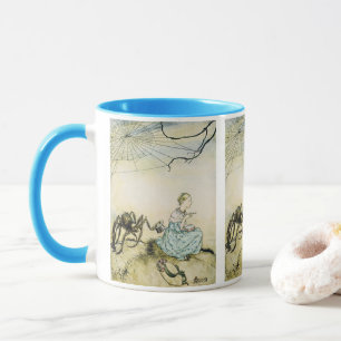 Taza Vintage Little Miss Muffet por Arthur Rackham