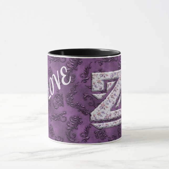 Taza Vintage moderno Z (Centro)