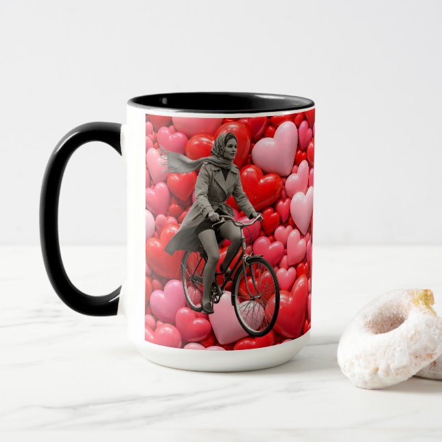 Taza Vintage mono and coffee mug de (Con donut)