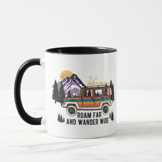Taza Vintage Mountain Adventure (Izquierda)