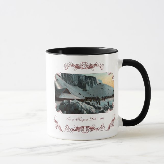 Taza Vintage Niagara Cae Helado Café Mug (Derecha)
