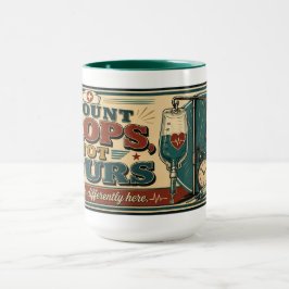 Taza vintage para enfermeras - Regalo divertido de