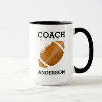 Vintage personalizado del entrenador de fútbol