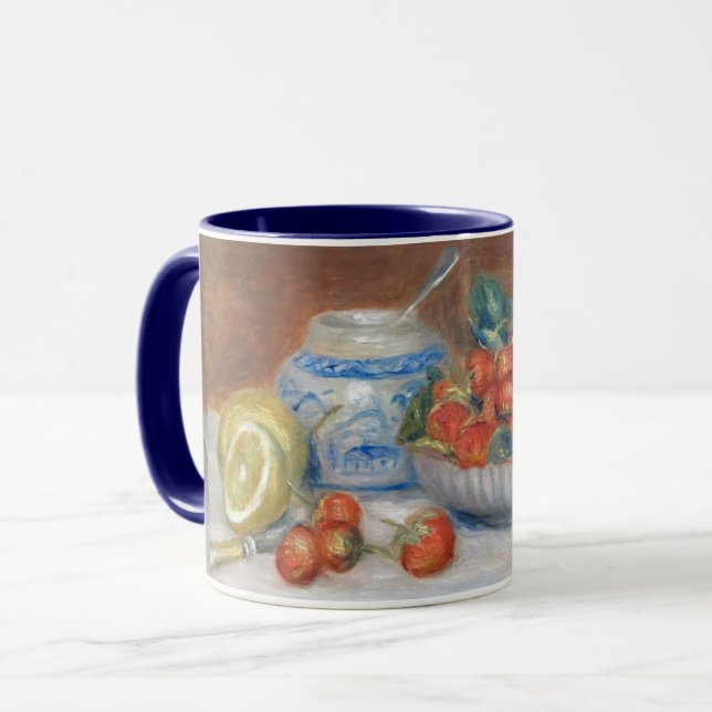 Taza Vintage Pierre Auguste Renoir Strawberries (Anverso izquierdo)