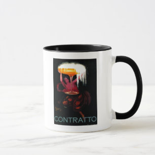 Taza Vintage PosterEurope de Contratto