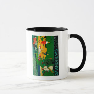 Taza Vintage PosterEurope de Saint Andrews