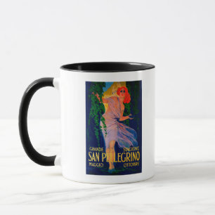 Taza Vintage PosterEurope de San Pellegrino