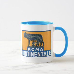 Taza Vintage Roma Continentale