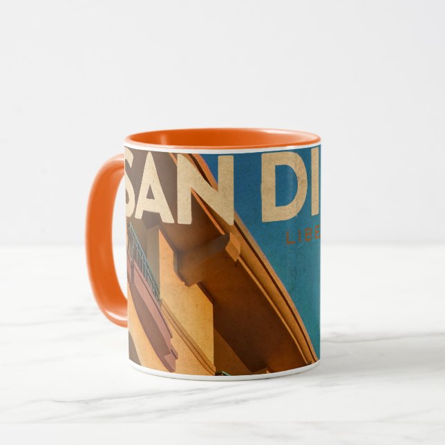 Taza Vintage San Diego Mug (Anverso izquierdo)
