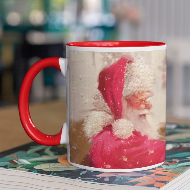 Taza Vintage Santa Claus Navidades Snowman (Subido por el creador)