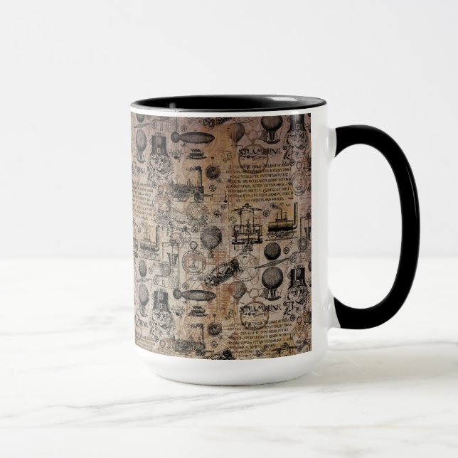 Taza Vintage Steampunk (Derecha)
