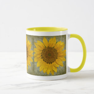 Taza Vintage Sunflower Mug