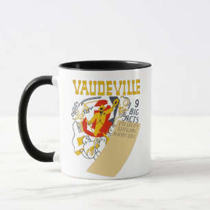 Taza Vintage Vaudeville Show Poster Resumen Arte