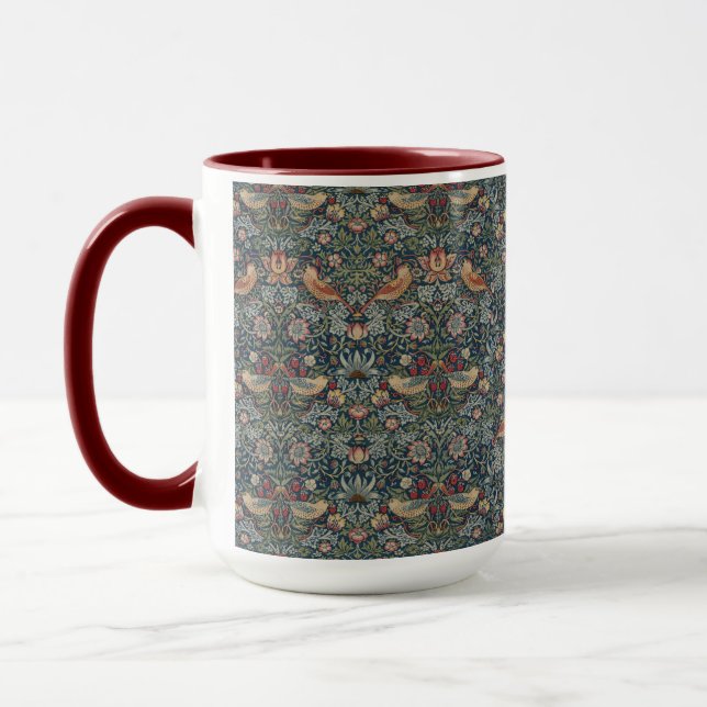 Taza Vintage William Morris Strawberry Thief (Izquierda)
