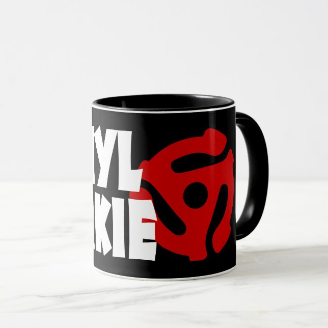 Taza Vinyl Junkie (Anverso derecho)