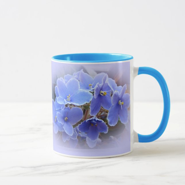 Taza Violaciones azules africanas (Derecha)