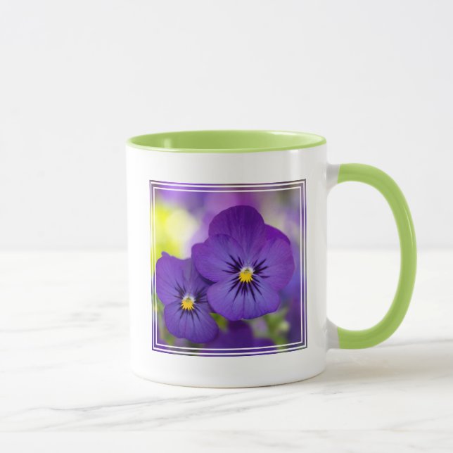 Taza Violas púrpuras (Derecha)