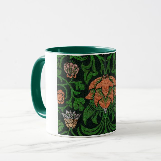 Taza Violet y Columbine, William Morris (Anverso izquierdo)