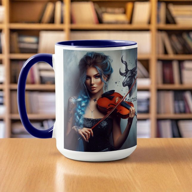 Taza Violin, músico zodiaco de Taurus (Subido por el creador)