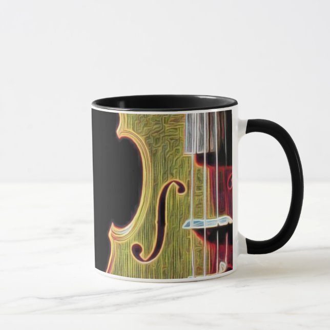 Taza ¿Violín, viola, violoncelo? (Derecha)