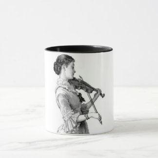 Taza Violinista de época