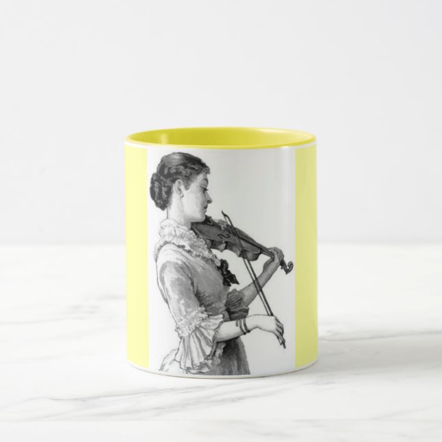 Taza Violinista Vintage (Centro)
