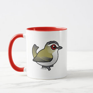 Taza Vireo dorable de ojos rojos